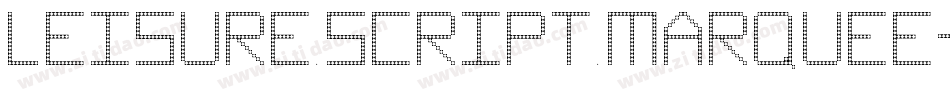 Leisure Script Marquee字体转换